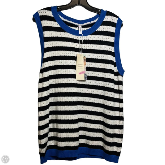 Top Sleeveless By Clothes Mentor In Striped Pattern, Size: L