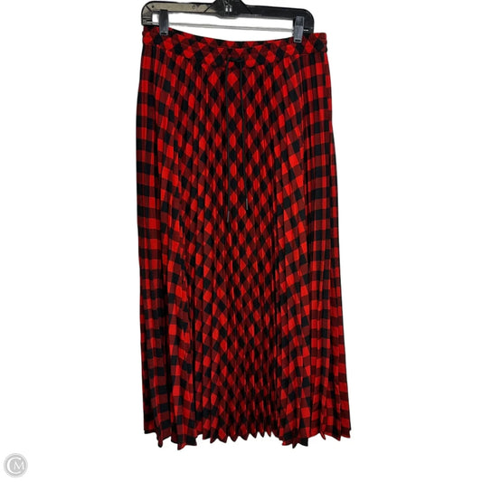 Skirt Midi By Woolrich Target-designer In Plaid Pattern, Size: M