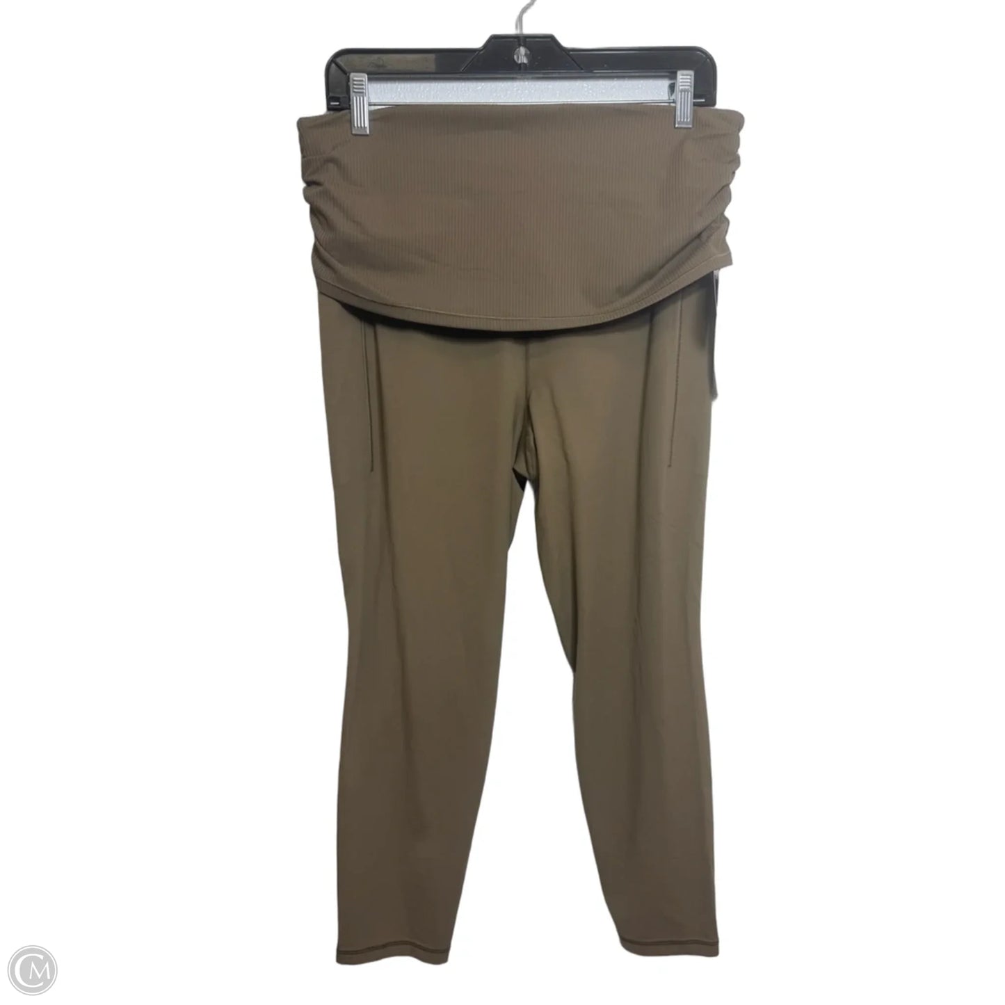 Athletic Leggings By Athleta In Brown, Size: Xl