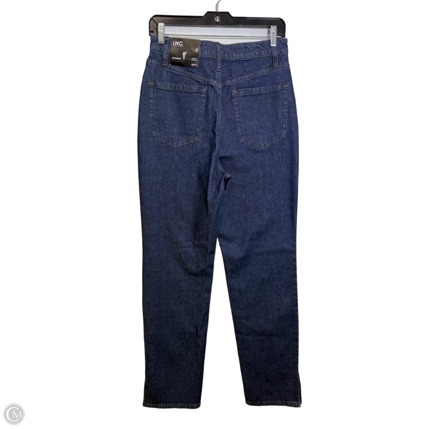 Jeans Straight By Inc In Blue Denim, Size: 8