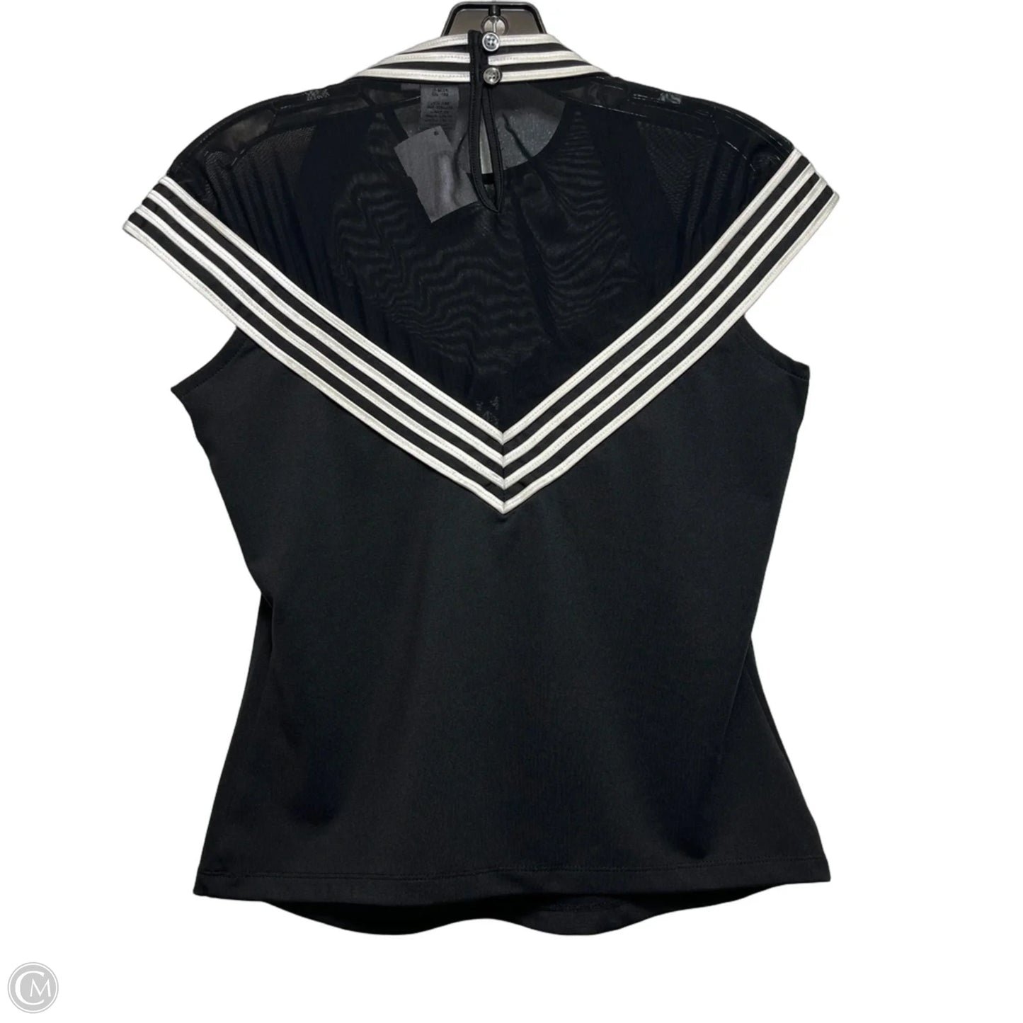 Top Sleeveless By Milano In Black & White, Size: S