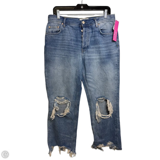 Jeans Cropped By We The Free In Blue Denim, Size: 8