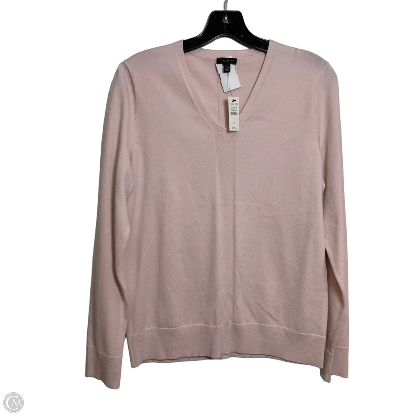 Top Long Sleeve By Talbots In Pink, Size: M