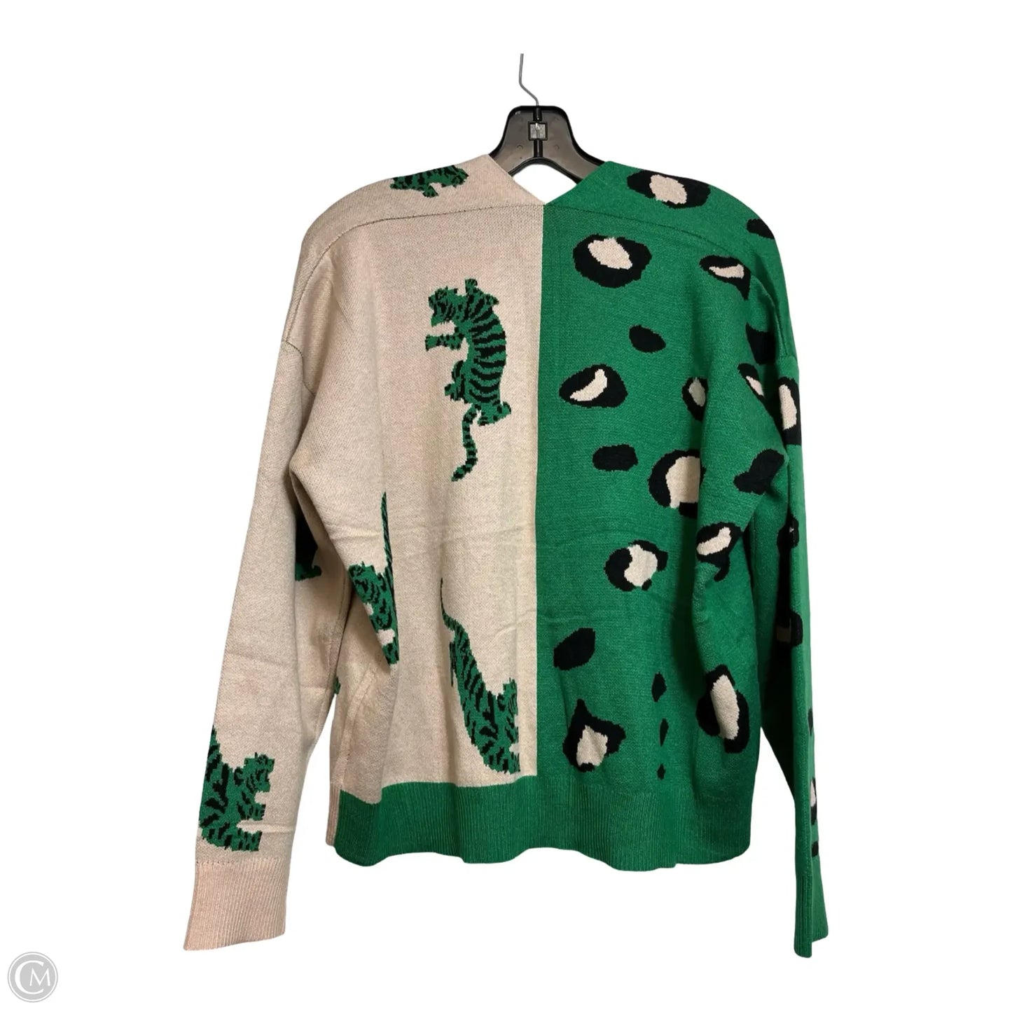 Cardigan By Cme In Green, Size: M