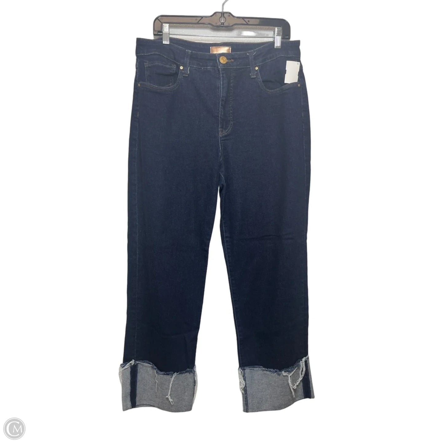 Jeans Cropped By Kut In Blue Denim, Size: 8