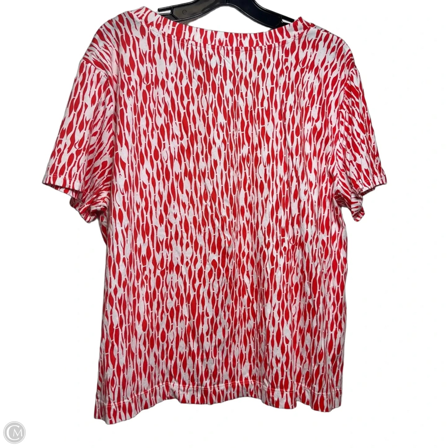 Top Short Sleeve By Lou And Grey In Red, Size: Xl