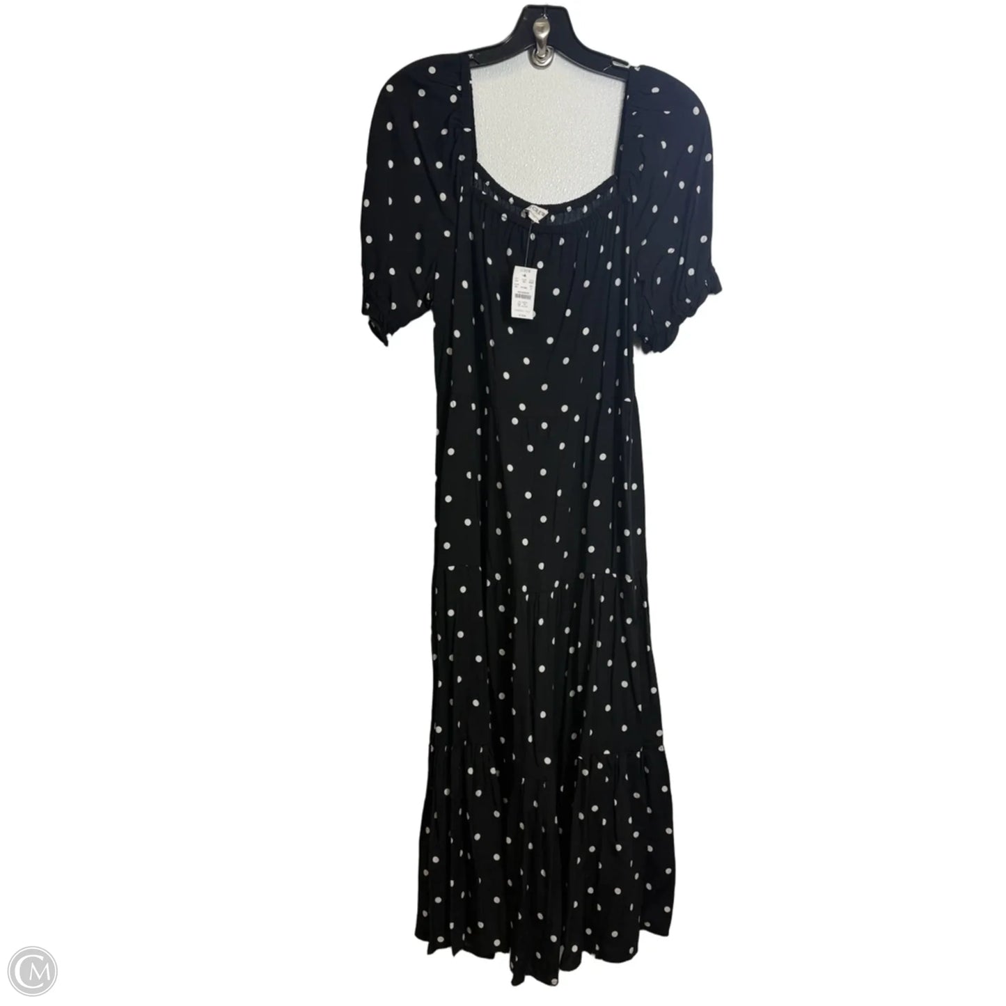 Dress Casual Midi By J. Crew In Polkadot Pattern, Size: S
