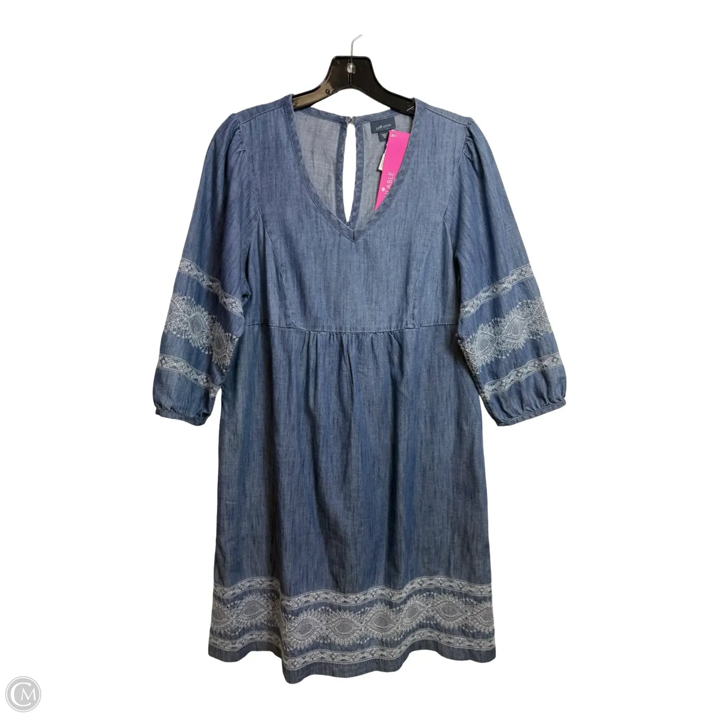 Dress Casual Short By J. Jill In Blue Denim, Size: Xs