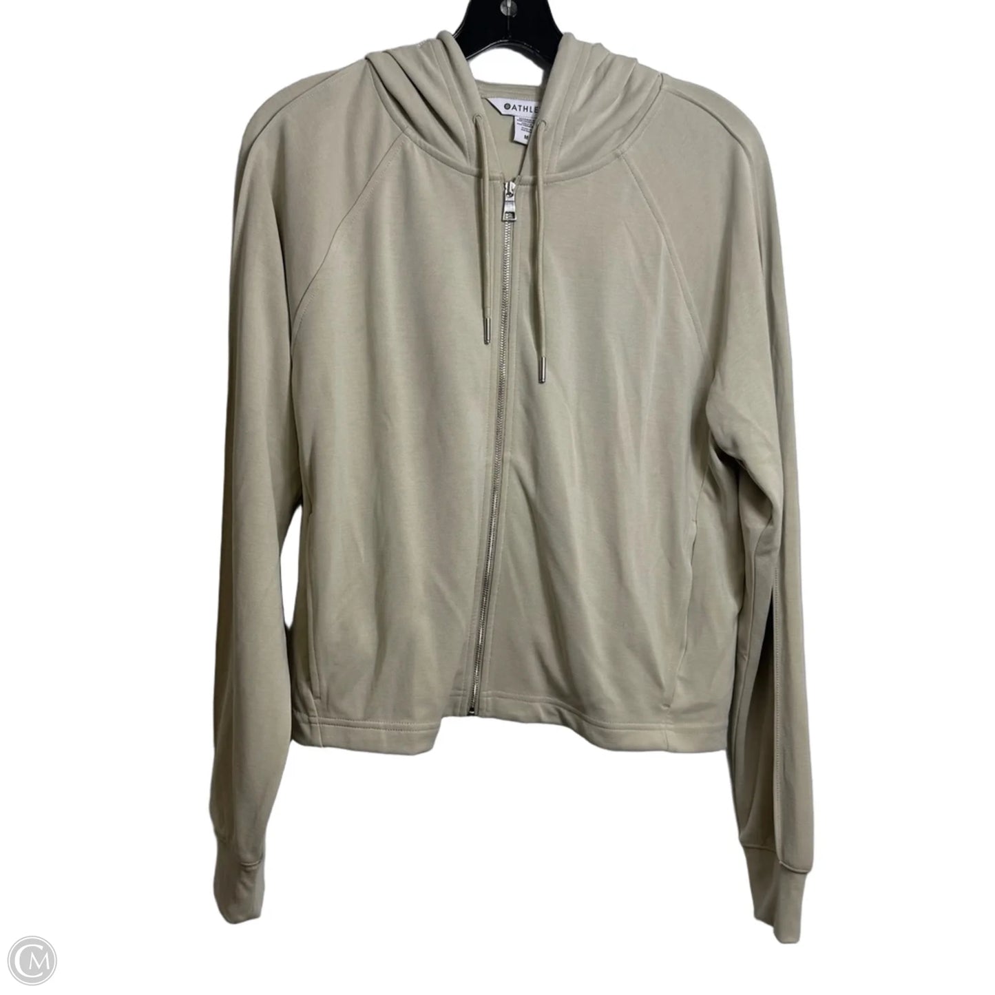 Athletic Jacket By Athleta In Beige, Size: M