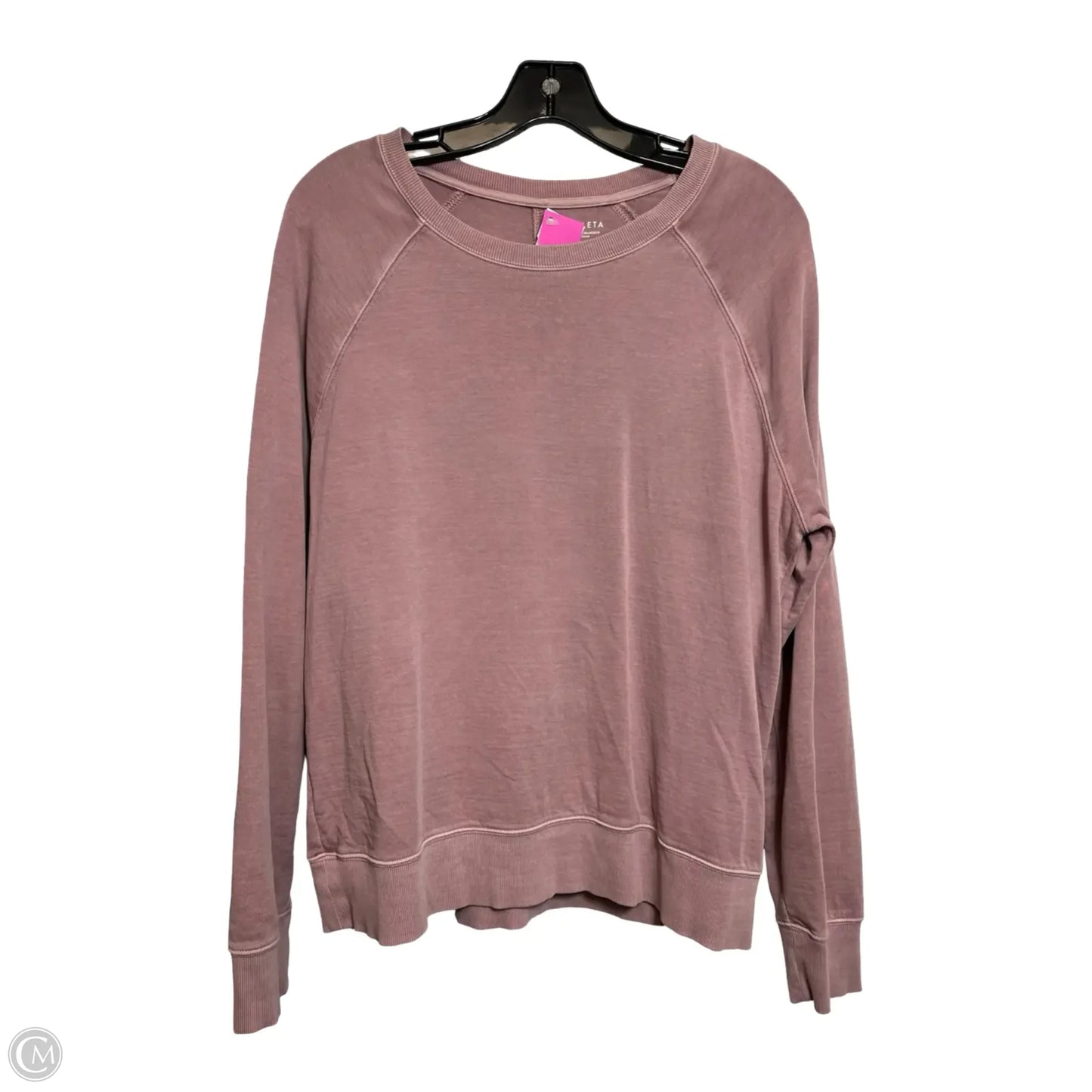 Top Long Sleeve By Athleta In Mauve, Size: M