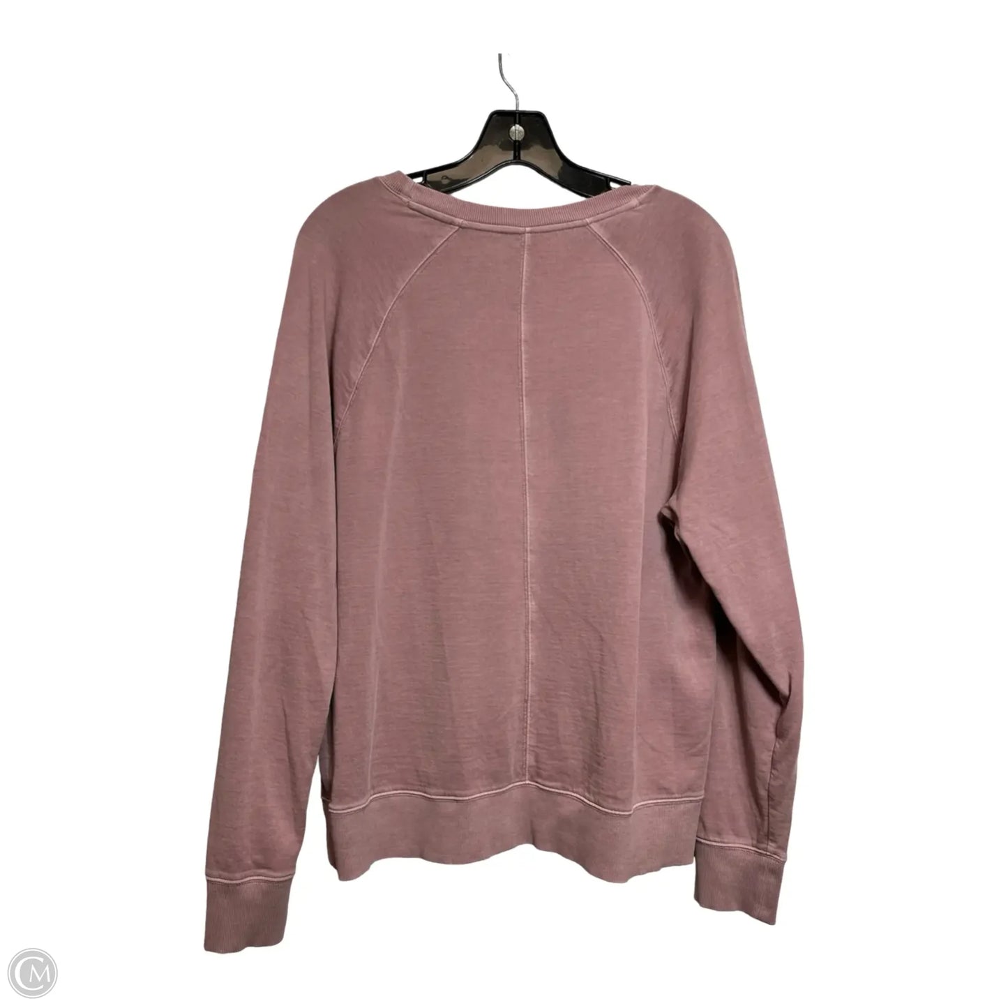 Top Long Sleeve By Athleta In Mauve, Size: M