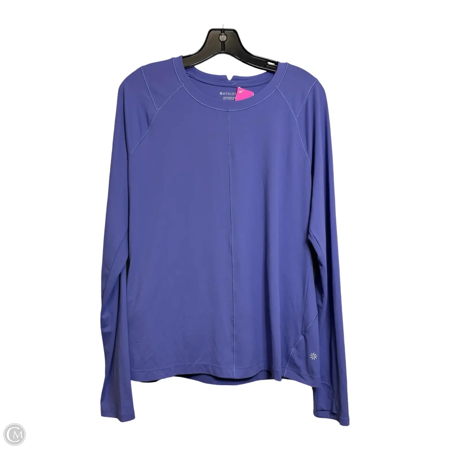 Athletic Top Long Sleeve Crewneck By Athleta In Purple, Size: L