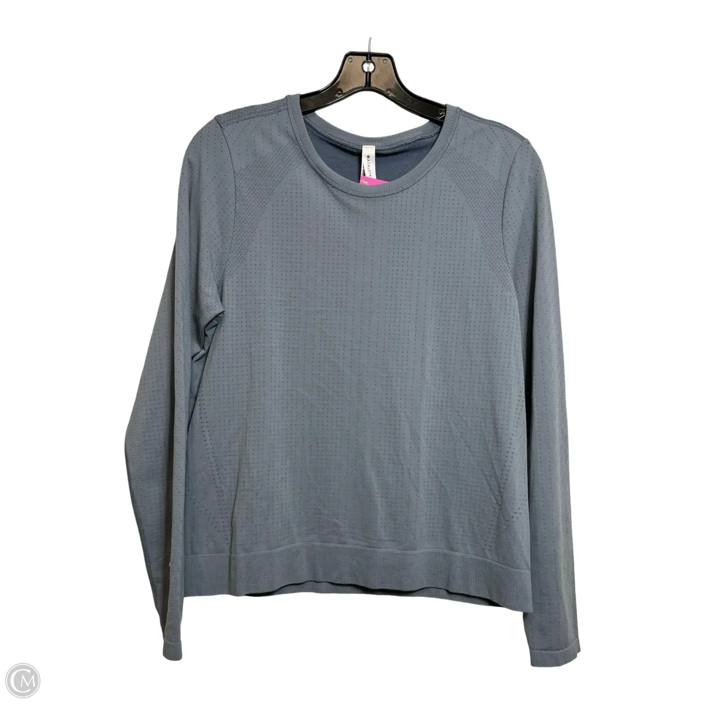 Athletic Top Long Sleeve Crewneck By Athleta In Grey, Size: M