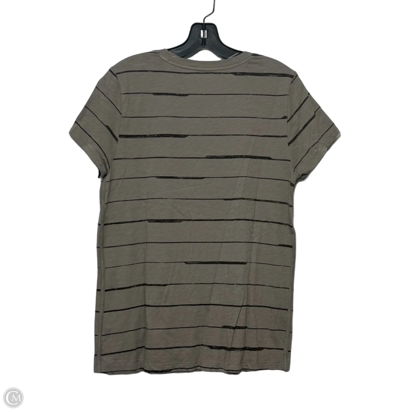 Athletic Top Short Sleeve By Athleta In Tan, Size: M