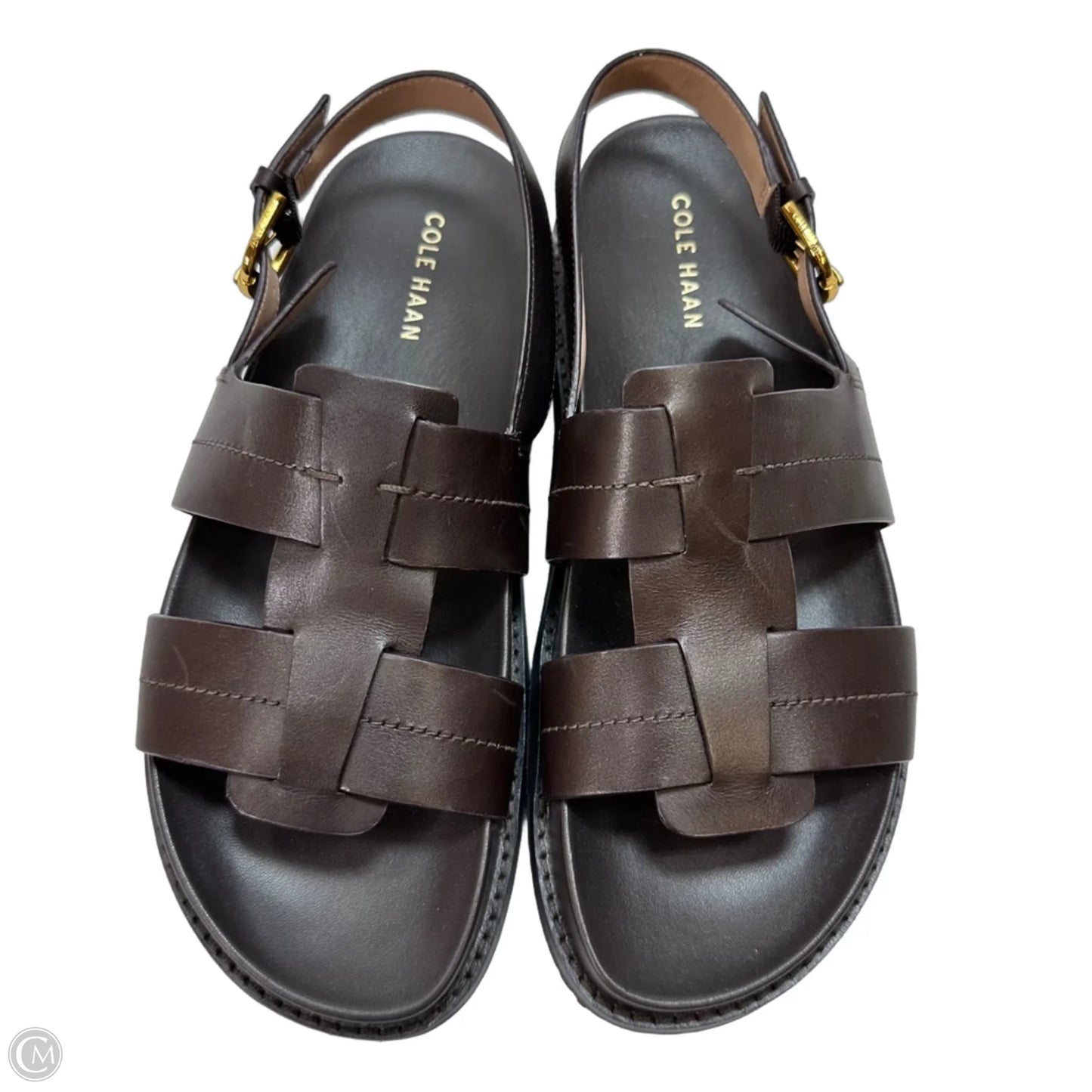 Sandals Flats By Cole-haan In Brown, Size: 7.5