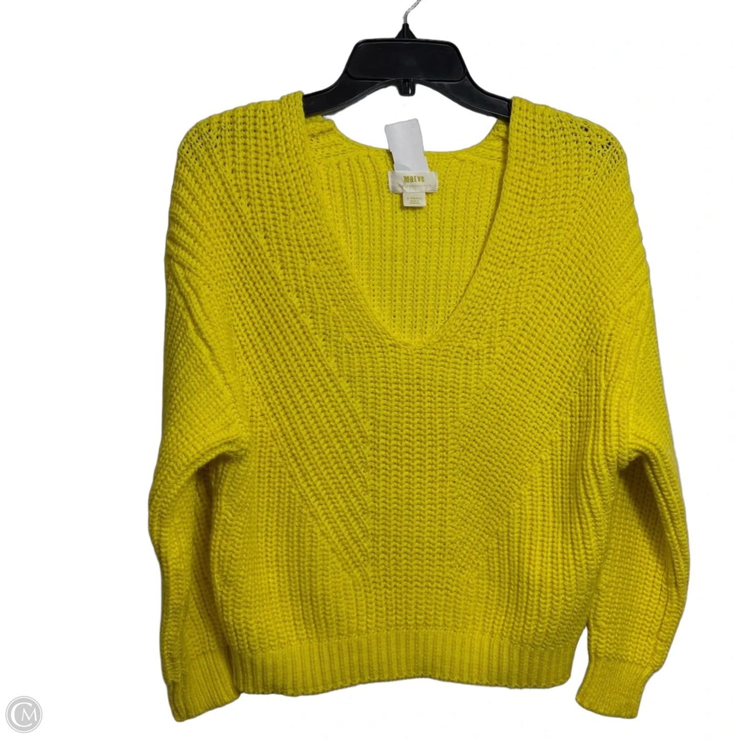 Sweater By Maeve In Yellow, Size: Xs