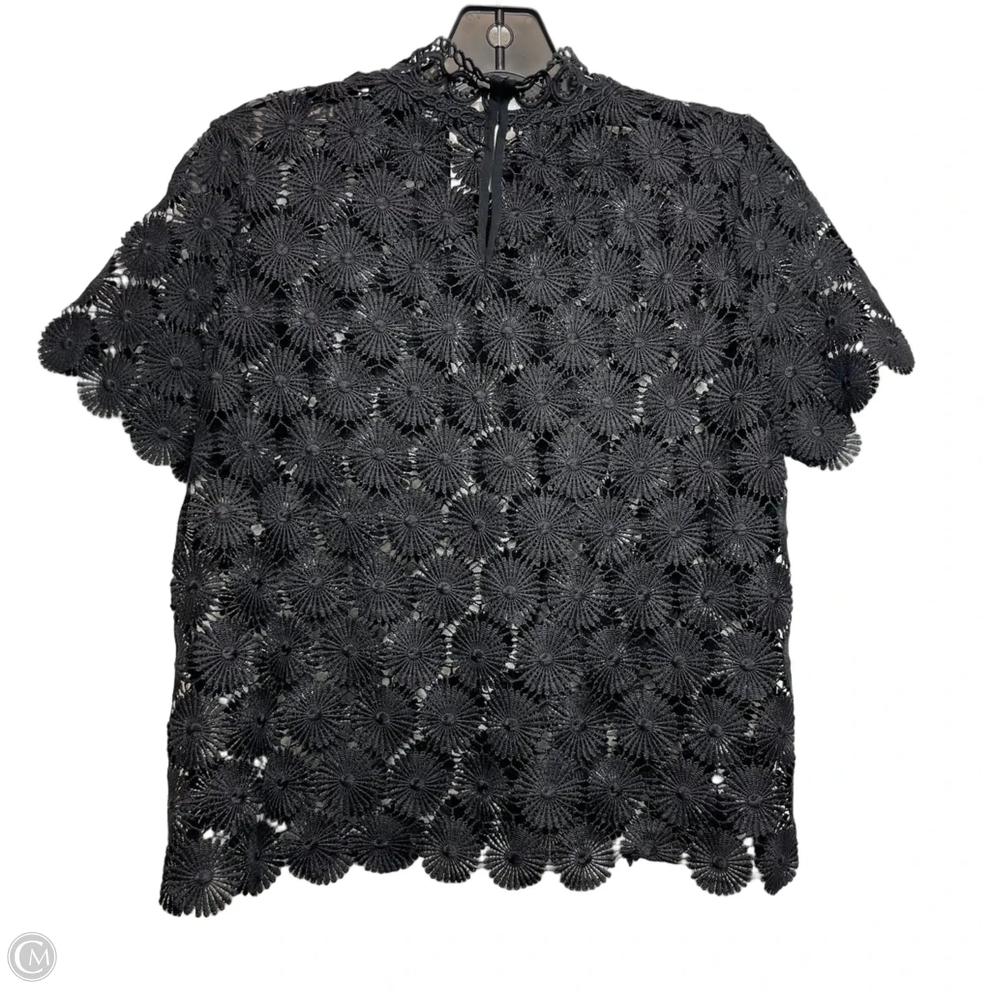 Top Short Sleeve By Sugar Lips In Black, Size: S
