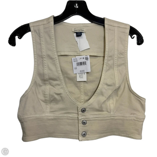 Vest Other By American Eagle In Ivory, Size: M
