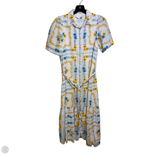 Dress Casual Maxi By Ann Taylor In Floral Print, Size: 4