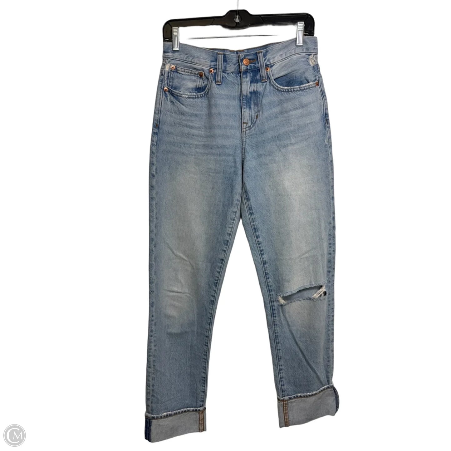 Jeans Boyfriend By J. Crew In Blue Denim, Size: 0