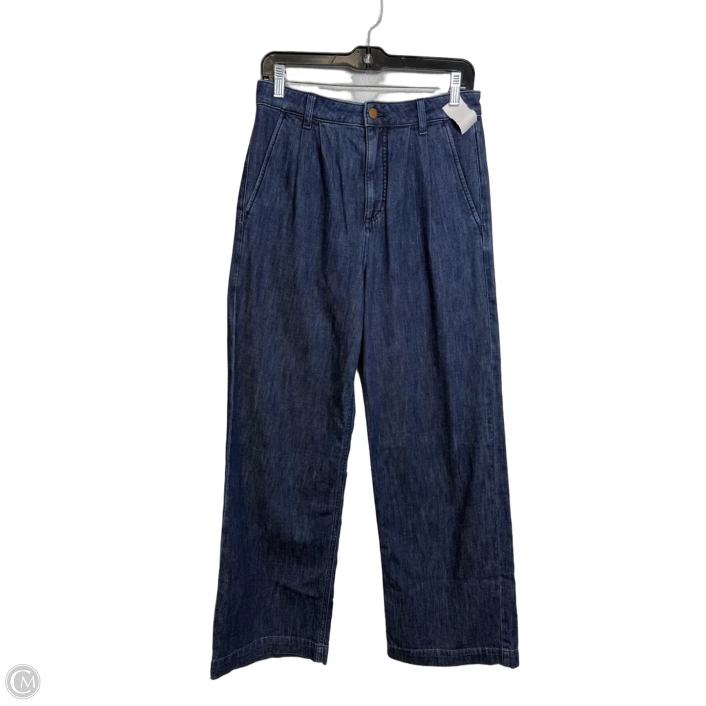 Jeans Wide Leg By J. Crew In Blue Denim, Size: 2