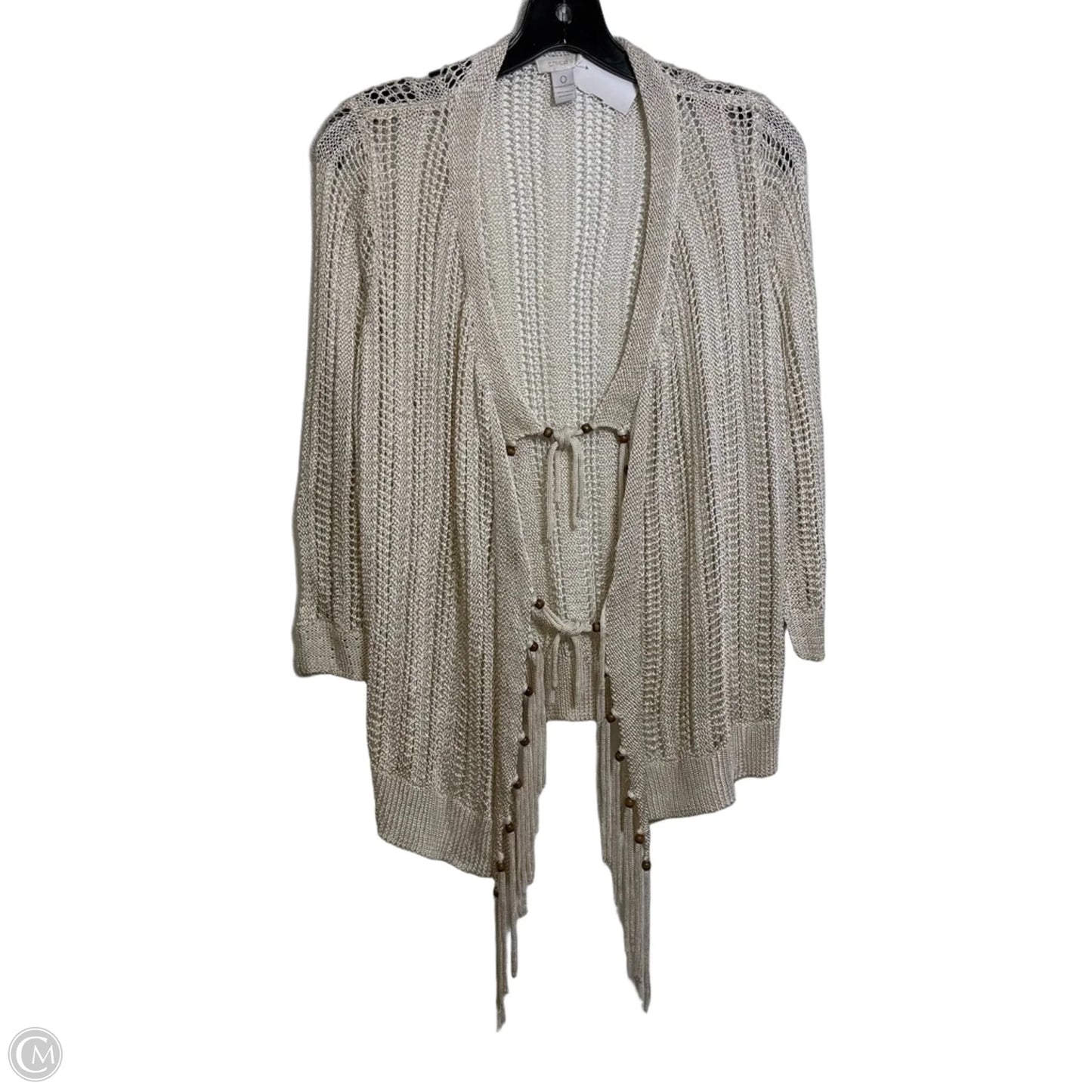 Cardigan By Chicos In Tan, Size: S