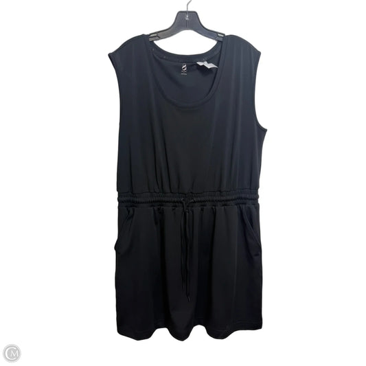 Athletic Dress By Lou And Grey In Black, Size: Xl