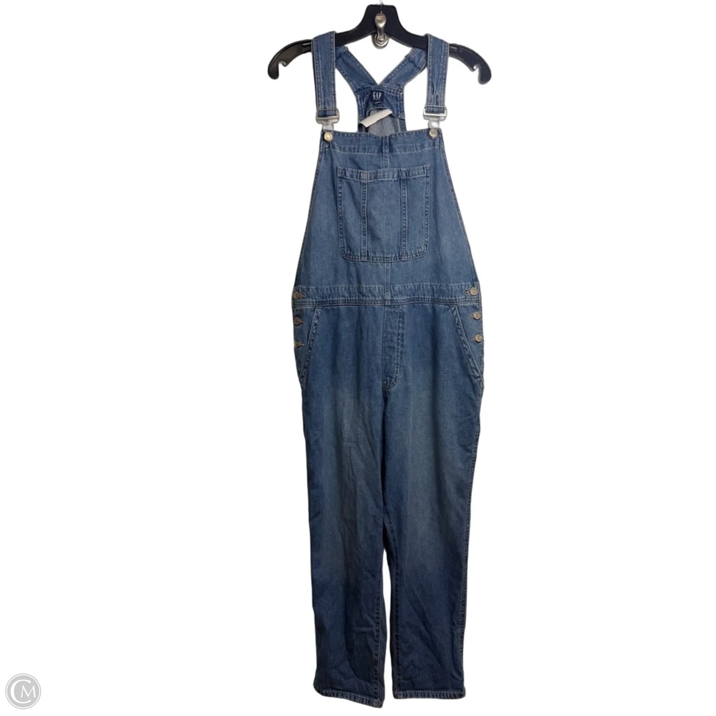 JEAN Overalls By GAP In Blue Denim, Size: L