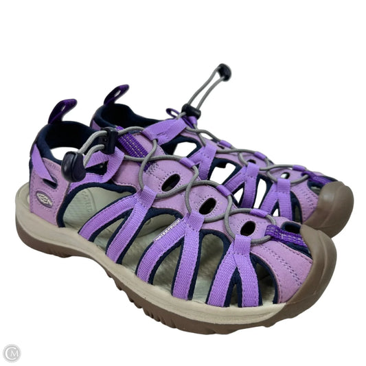 Sandals Flats By Keen In Purple, Size: 9