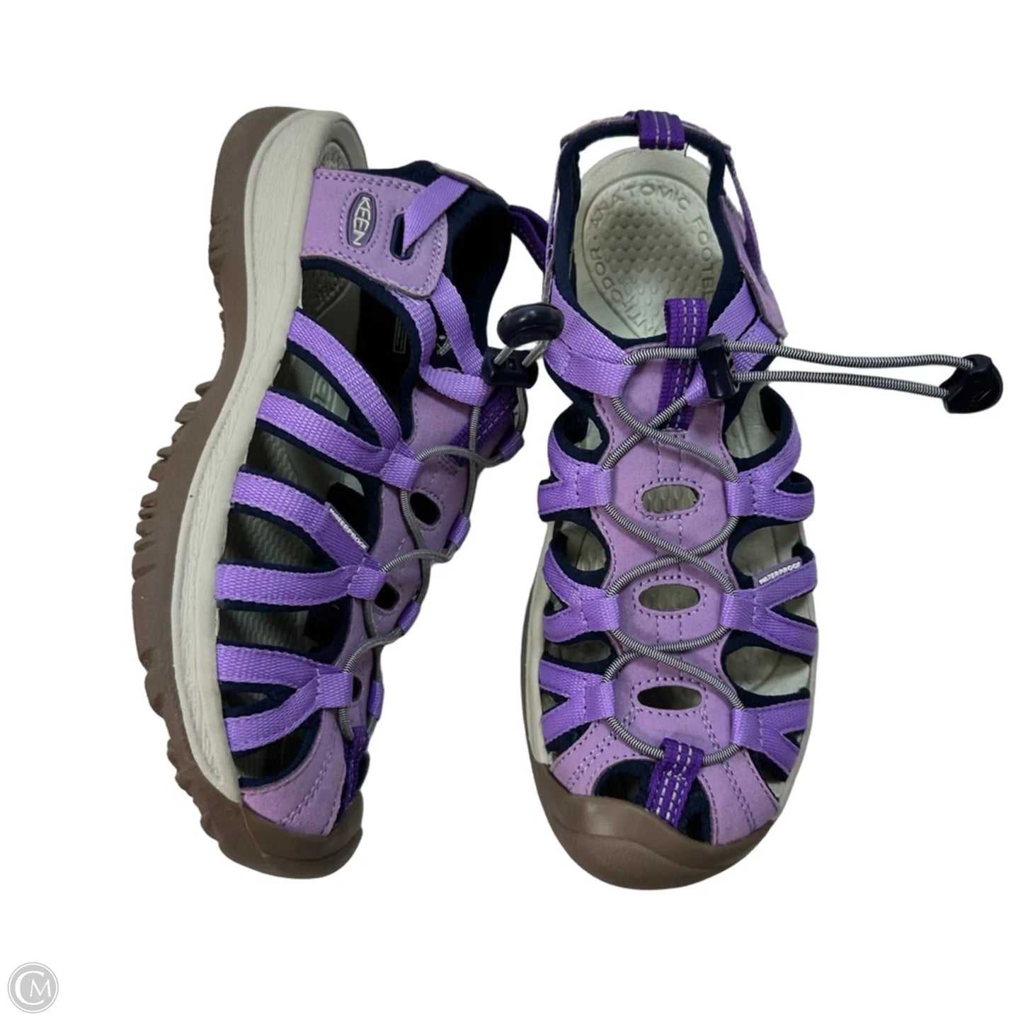 Sandals Flats By Keen In Purple, Size: 9