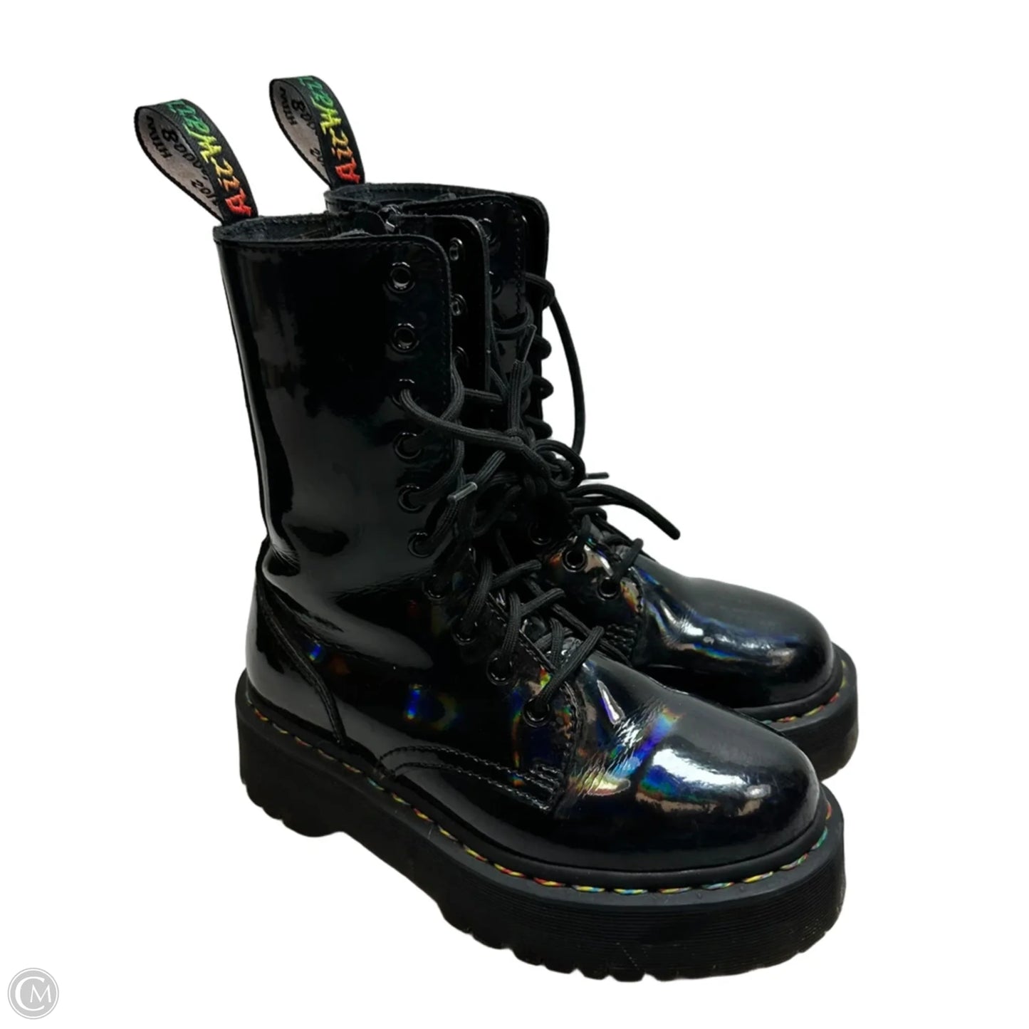 Boots Ankle Flats By Dr Martens In Black, Size: 6