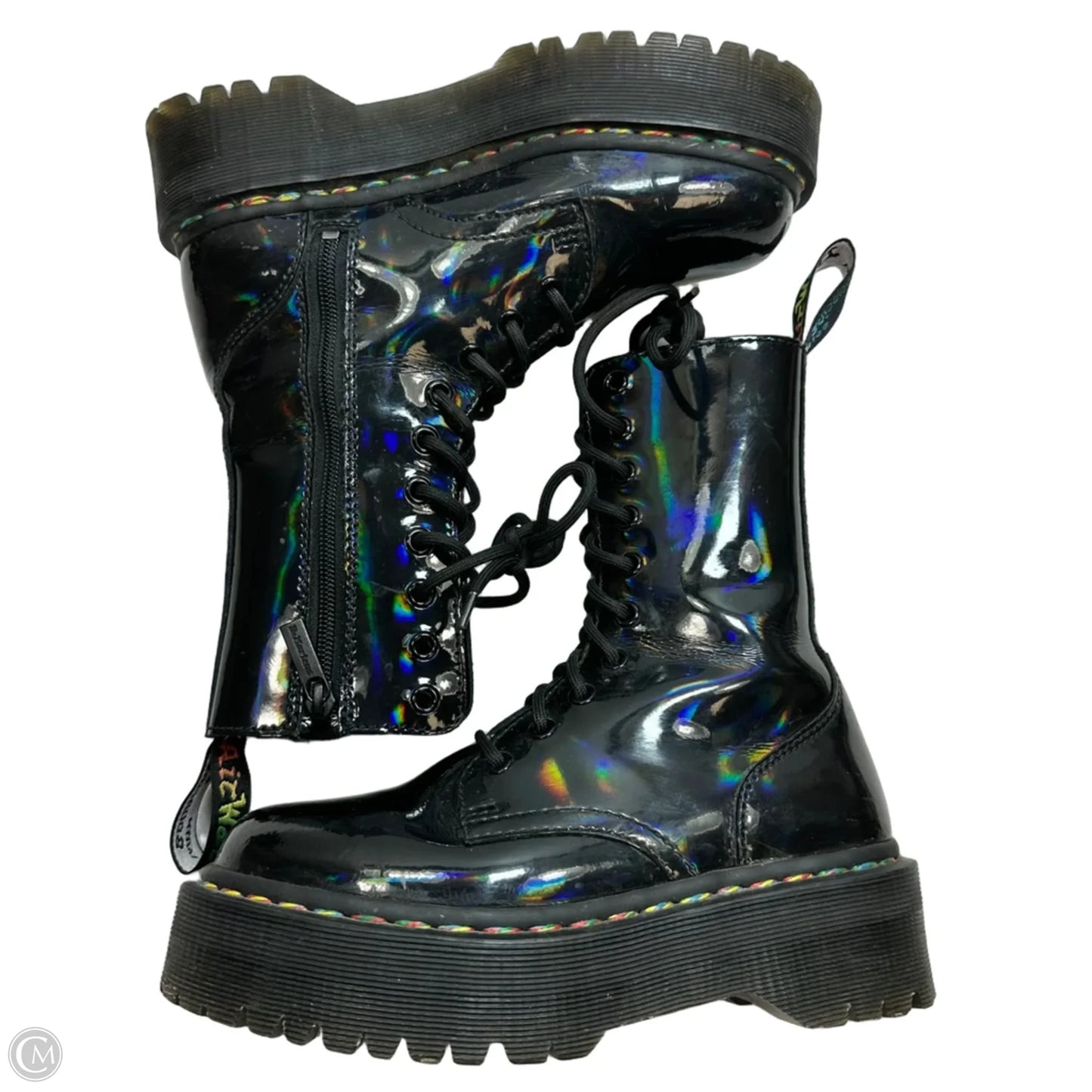 Boots Ankle Flats By Dr Martens In Black, Size: 6