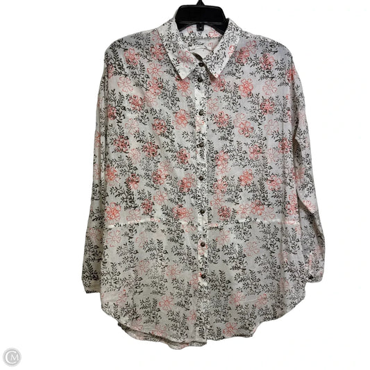 Top Long Sleeve By Anthropologie In Multi-colored, Size: Xs