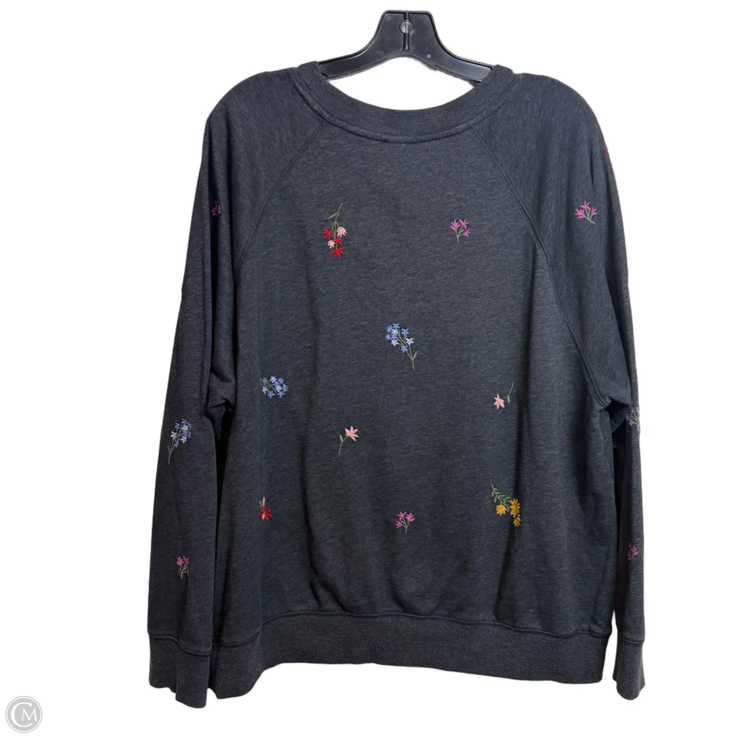 Sweatshirt Crewneck By Old Navy In Floral Print, Size: Xxl