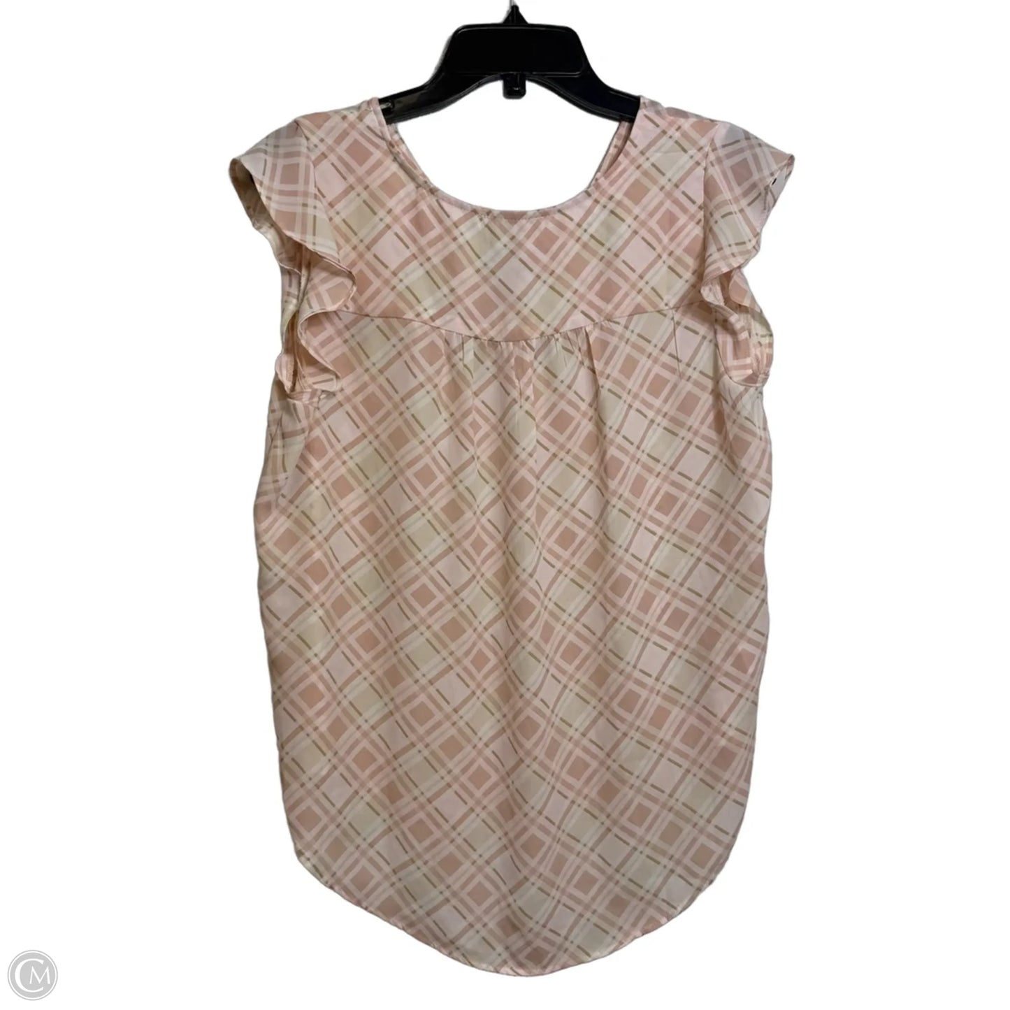 Top Sleeveless By Loft In Pink, Size: M