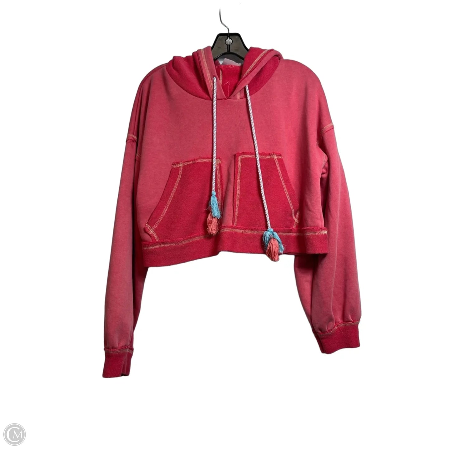 Top Long Sleeve By Pol In Pink, Size: M
