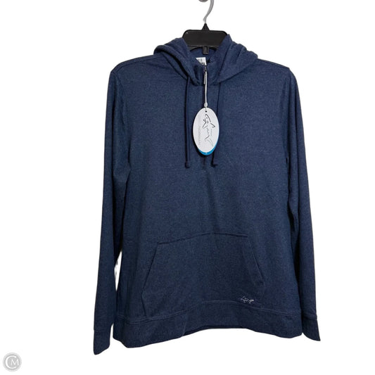 Top Long Sleeve By Greg Norman In Blue, Size: L