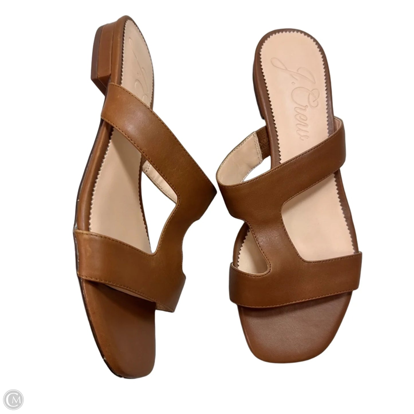Sandals Flats By J. Crew In Tan, Size: 8