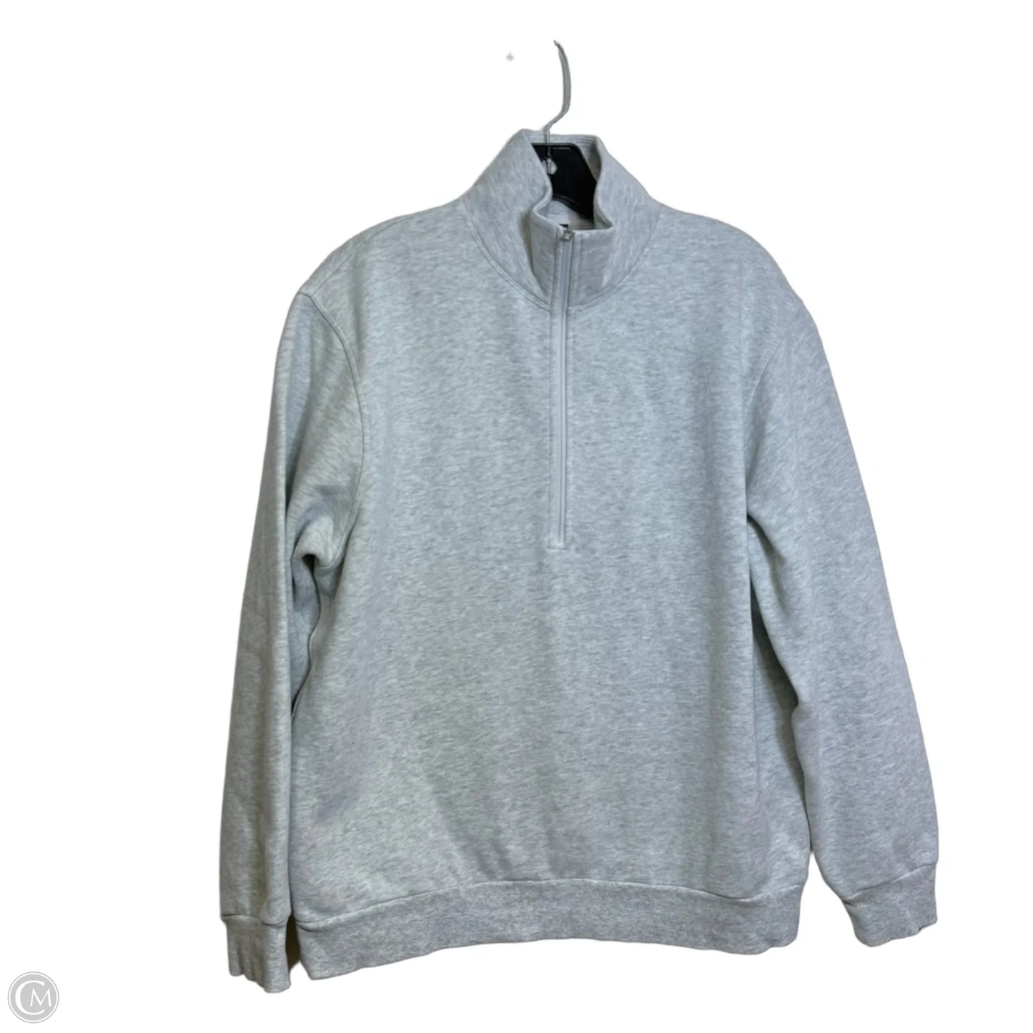 Athletic Sweatshirt Collar By Lululemon In Grey, Size: Xs