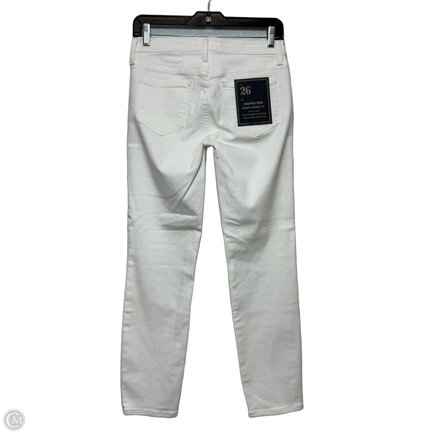 Jeans Skinny By J. Crew In White Denim, Size: 0