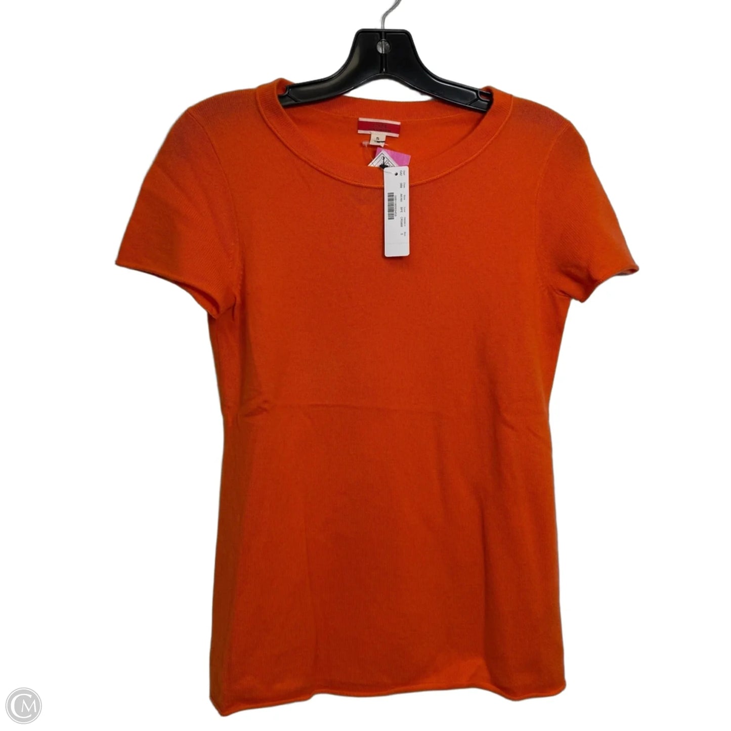 Sweater Short Sleeve By J. Crew In Orange, Size: S