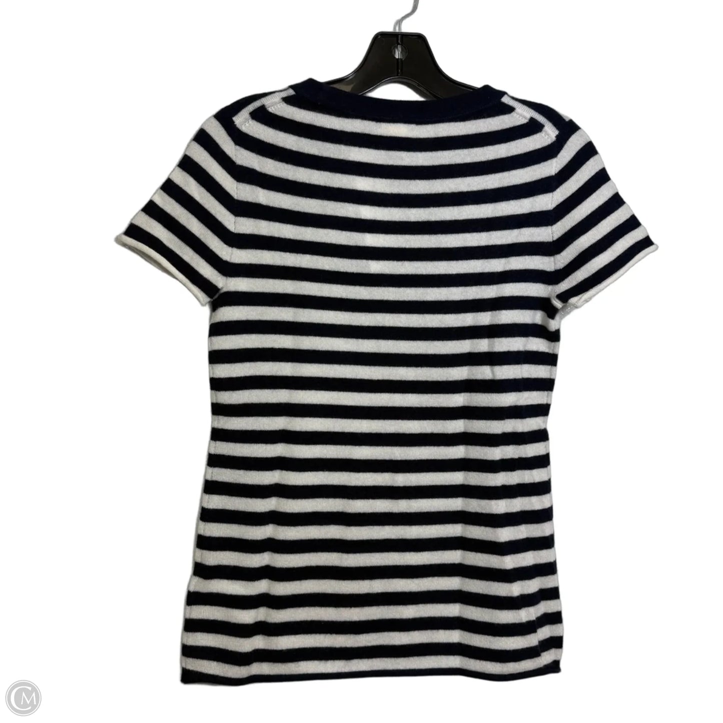 Sweater Short Sleeve By J. Crew In Striped Pattern, Size: S