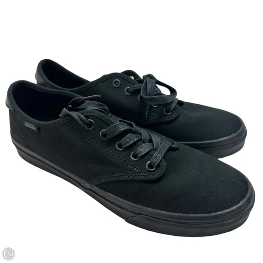 Shoes Sneakers By Vans In Black, Size: 9.5
