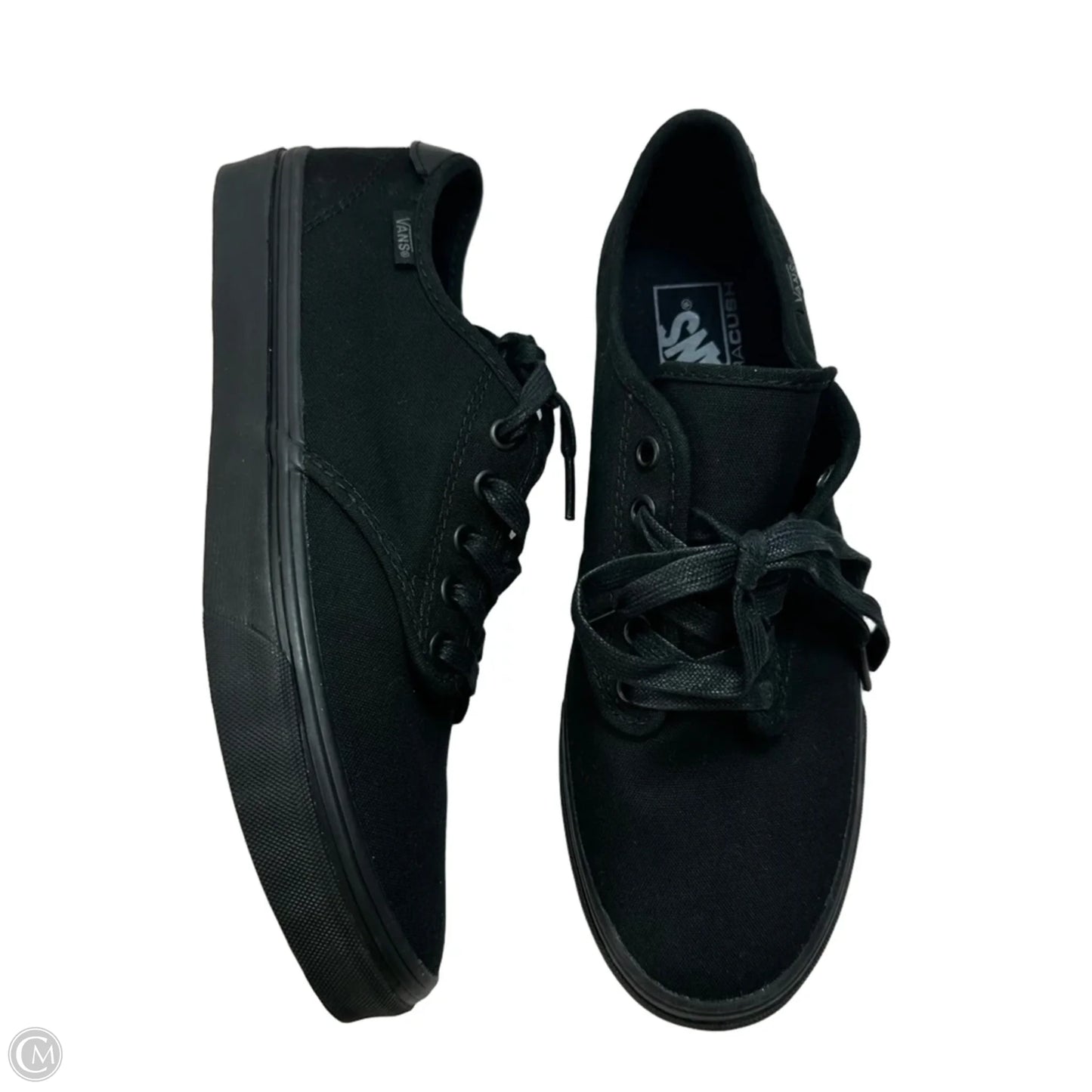 Shoes Sneakers By Vans In Black, Size: 9.5