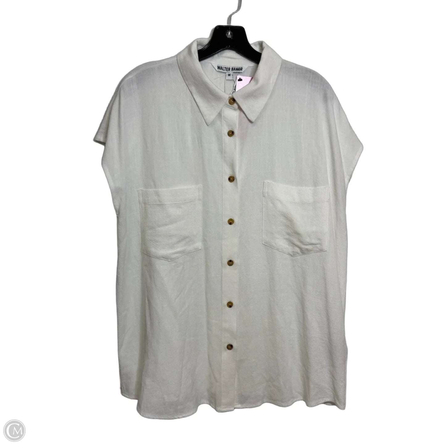 Top Sleeveless By Walter Baker In White, Size: M