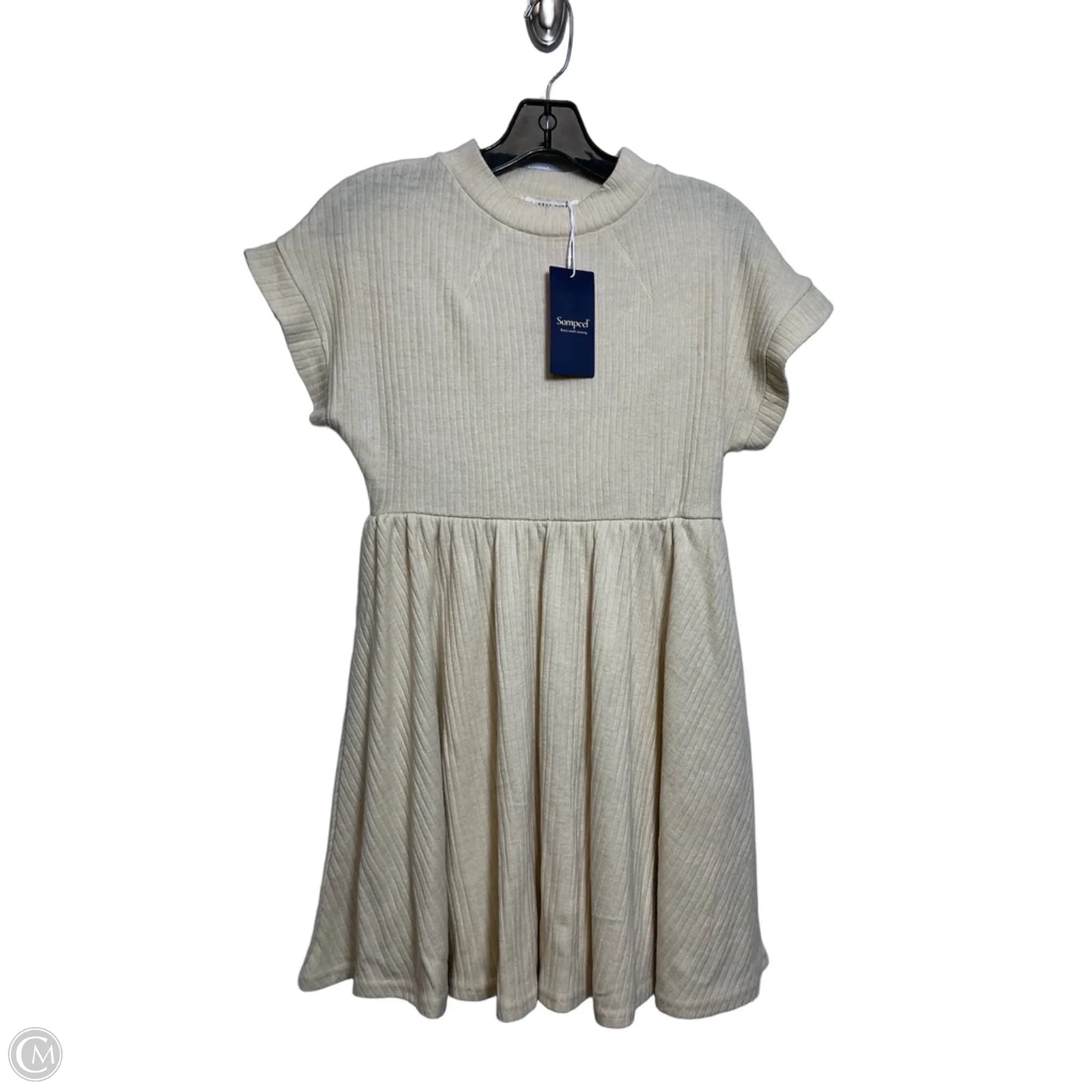 Dress Casual Short By Clothes Mentor In Tan, Size: M