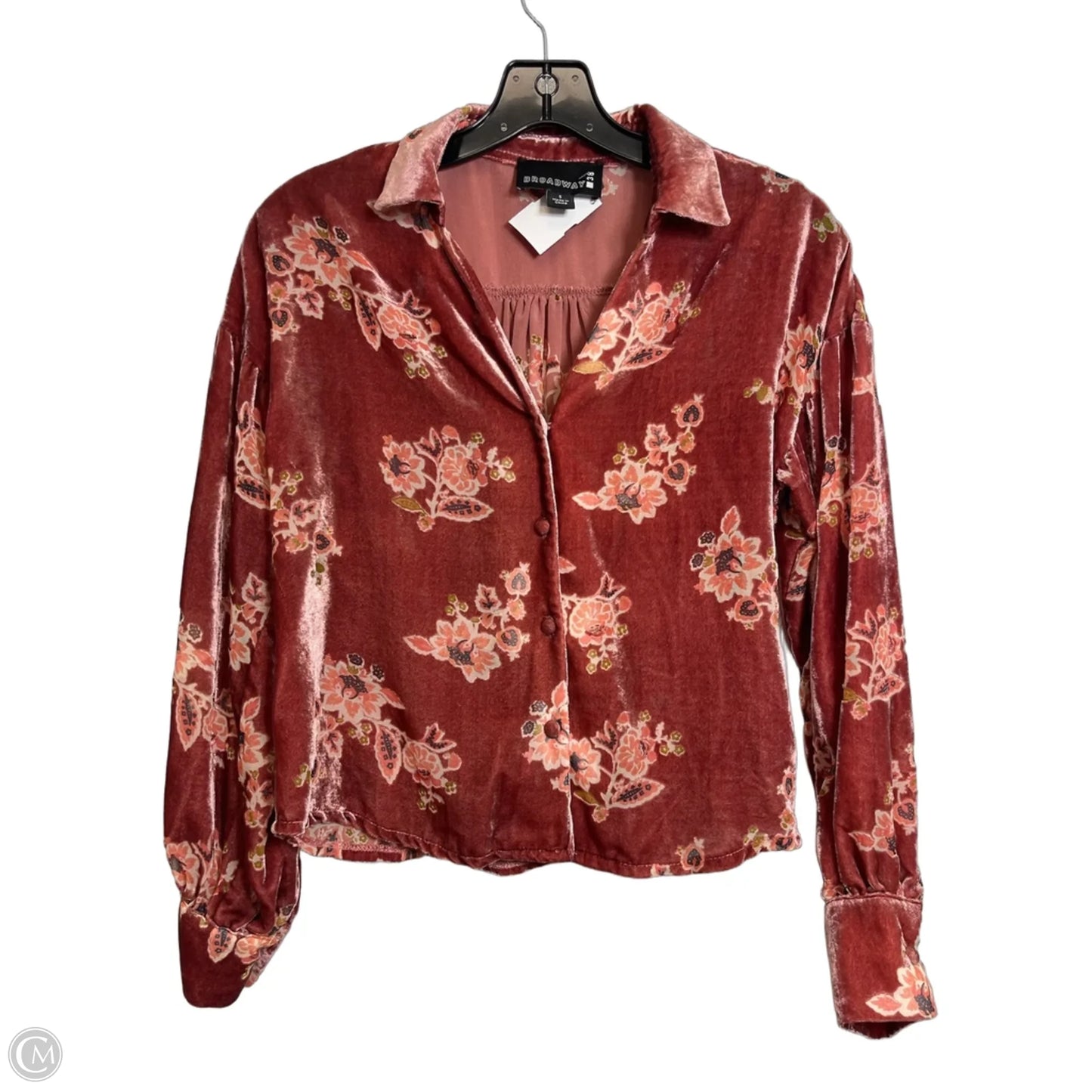 Top Long Sleeve By Clothes Mentor In Floral Print, Size: S