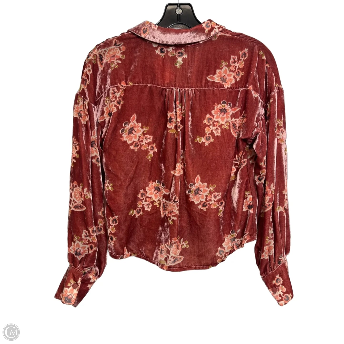 Top Long Sleeve By Clothes Mentor In Floral Print, Size: S