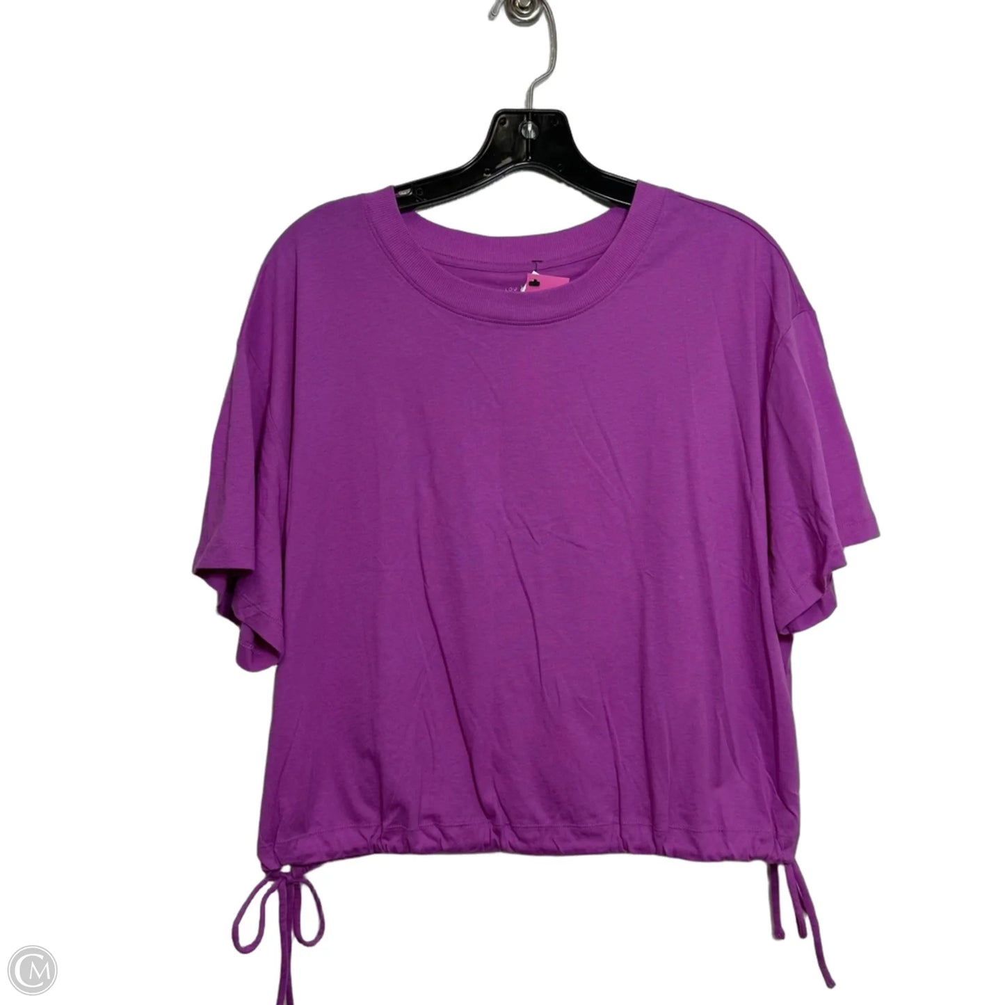Top Short Sleeve Basic By Lou And Grey In Purple, Size: M