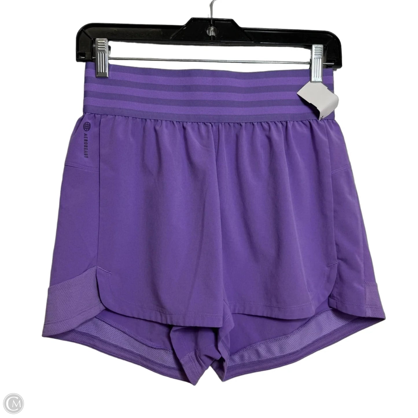Athletic Shorts By Adidas In Purple, Size: S